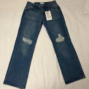 Angel Kiss Women's‎ jeans sz 9/29 distressed with tags